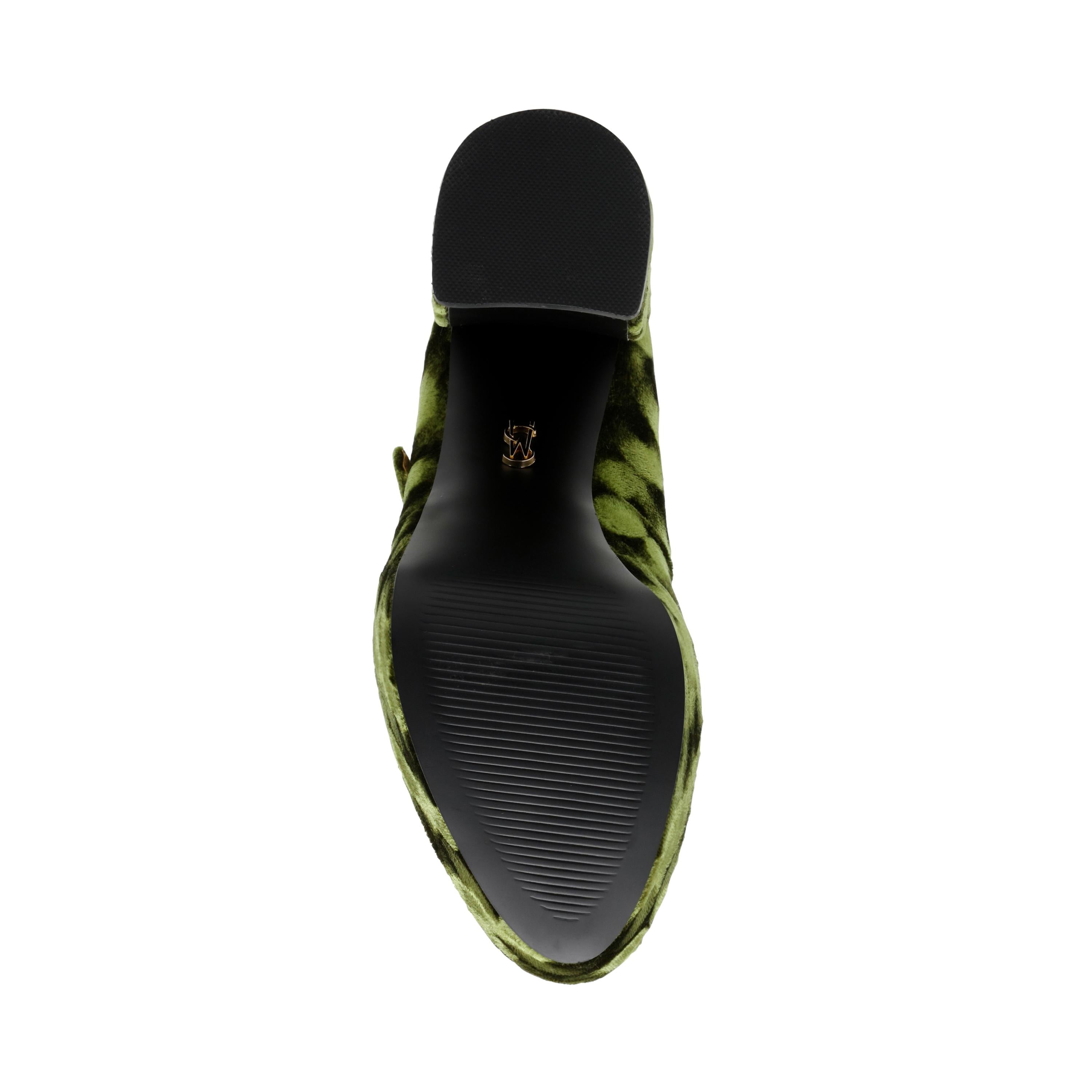 Charged-Up Grn Velvet - Scarpe in Velluto Donna Verdi / Multicolore SMSCHARGED-UP-GRN  STEVE MADDEN 