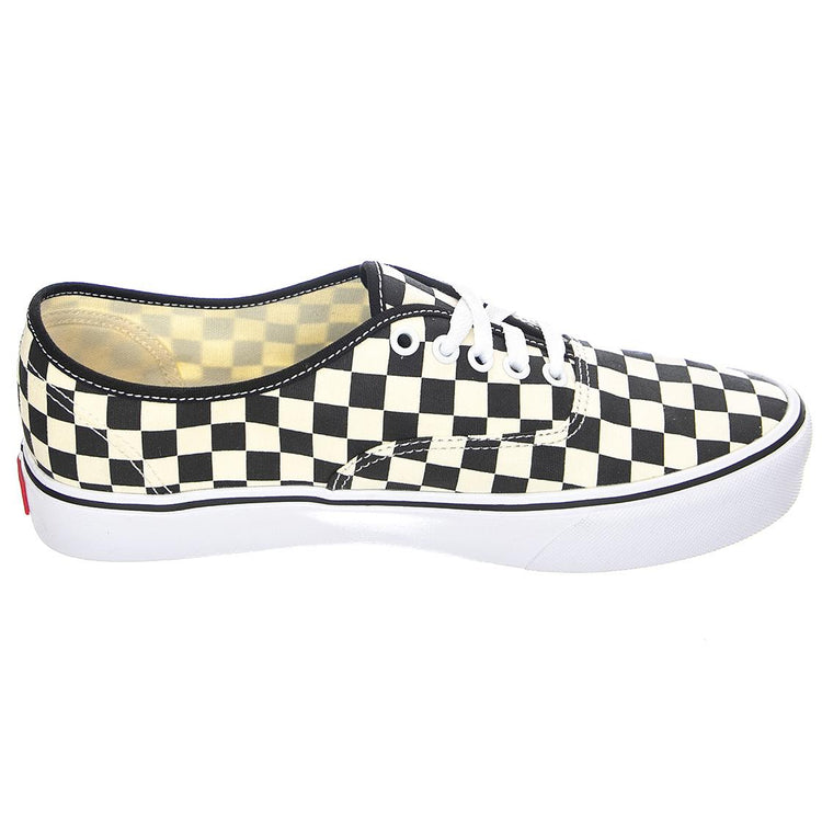 UA Authentic Lite (Checkerboard) - Scarpe Stringate Profilo Basso Uomo Nere / Bianche / Checkerboard VN0A2Z5J5GX1M  VANS 
