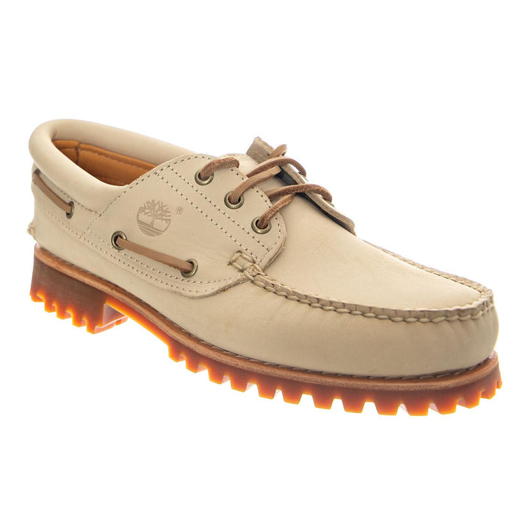 Auth Boat Shoe Light Beige Nubuk - Mocassini Uomo Beige TB0A2PD QEN71 TIMBERLAND 