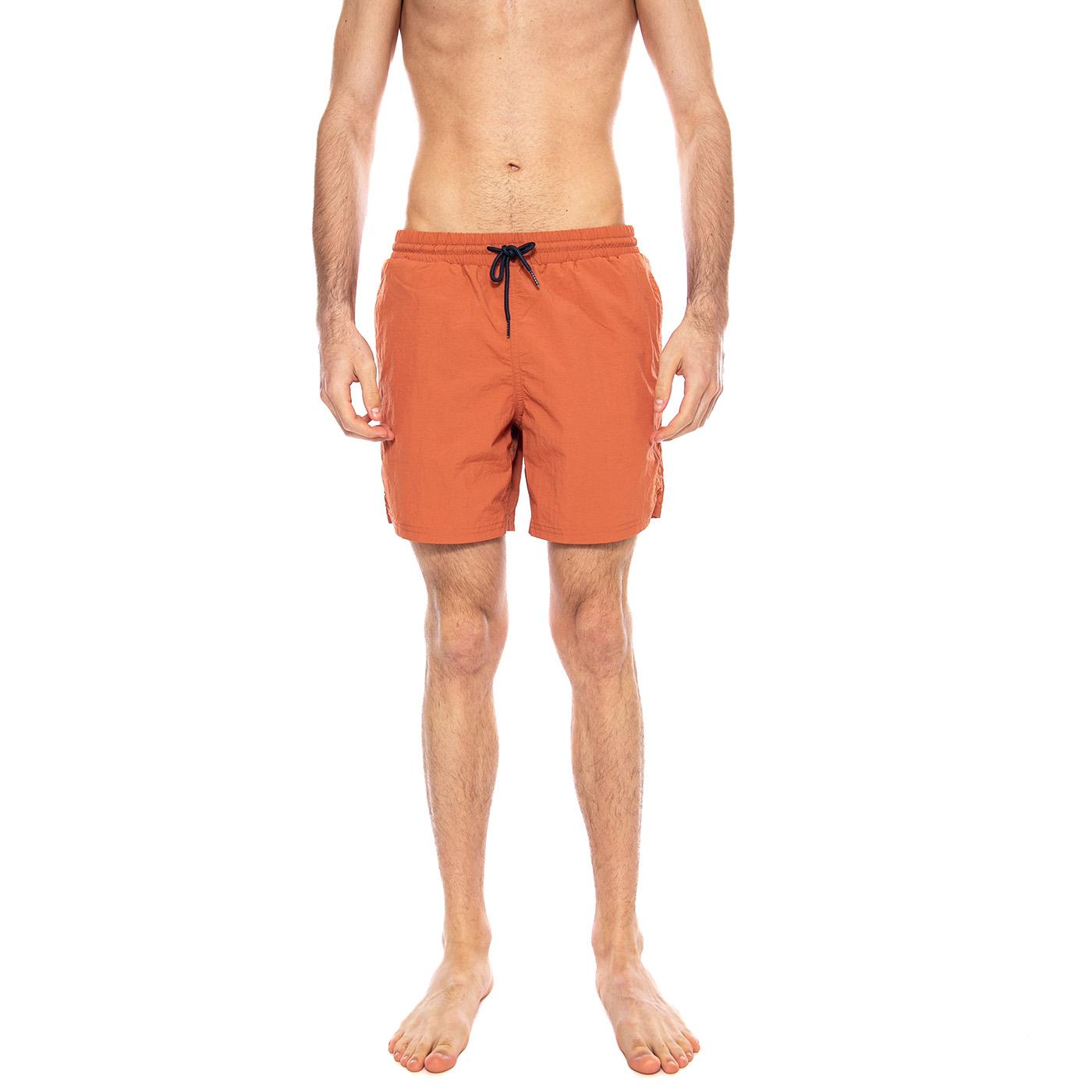 Colbert Plain Swim Coral Reef - Costume da Bagno Uomo Arancione F4SSE003 611 FARAH 