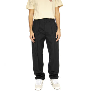 Fubar Pleated Pant Black - Pantaloni Uomo  Neri 142020241-BLACK  OBEY 