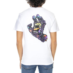  T-Shirt Hand SplatterWhite  SANTA CRUZ 