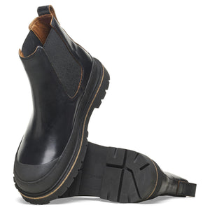 Prescott Slip On Men Black Pull Up Leather Boots - Stivaletti Uomo Neri 1025206  BIRKENSTOCK 