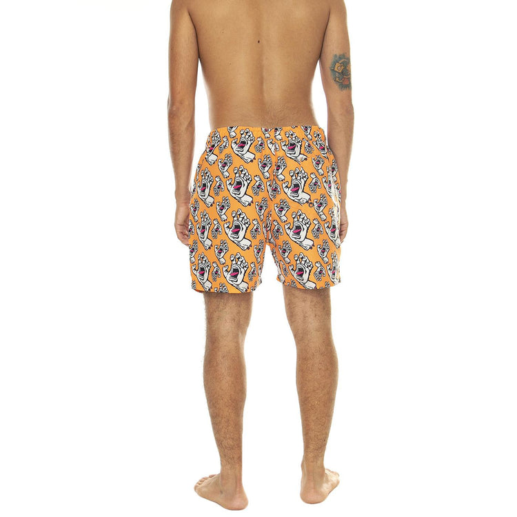 Hands All Over Apricot - Costume da Bagno Uomo Multicolore SCA-SHR-5042  SANTA CRUZ 