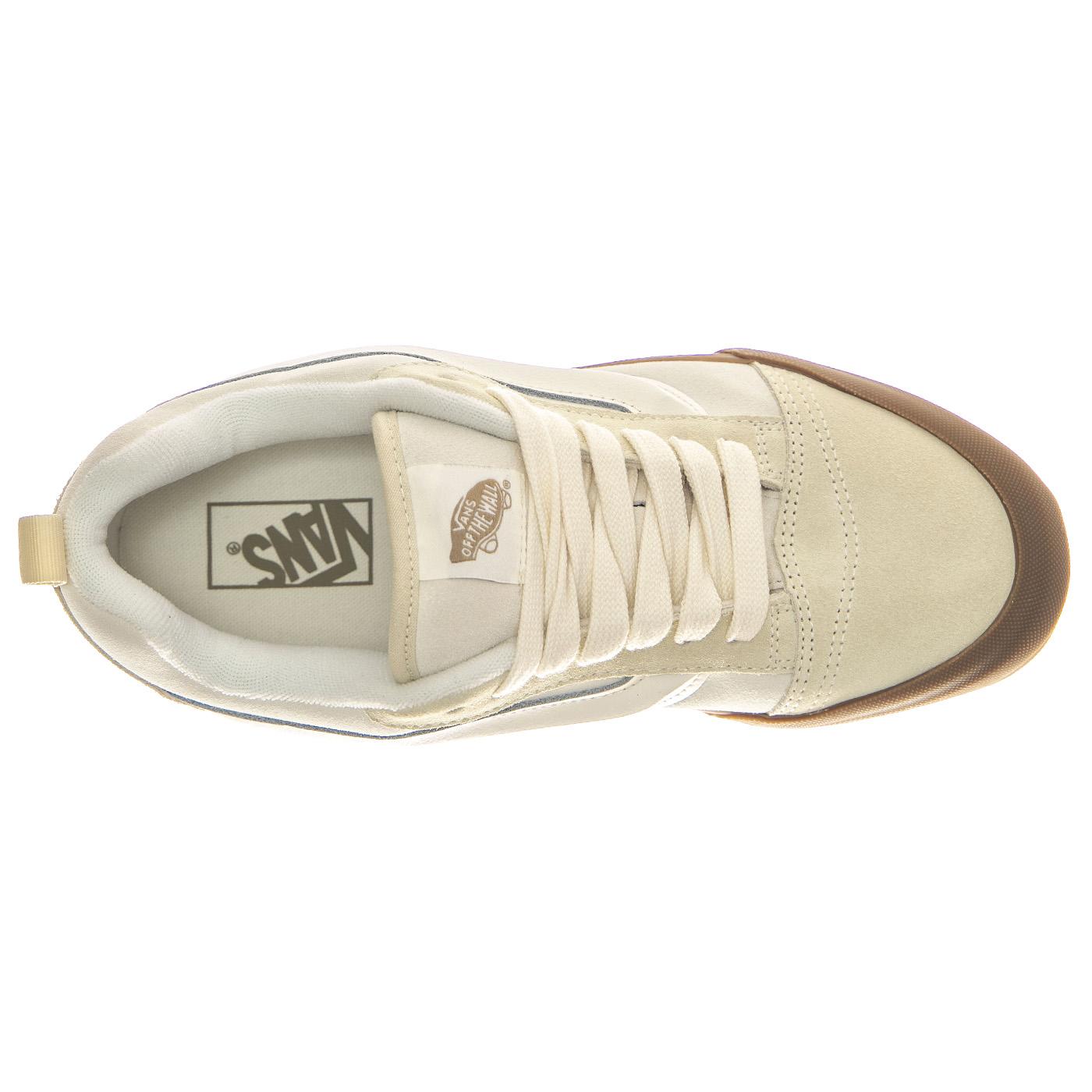 Knu Skool Marshmallow / Lig - Scarpe Profilo Basso Uomo Bianche VN0009QCDBS1  VANS 