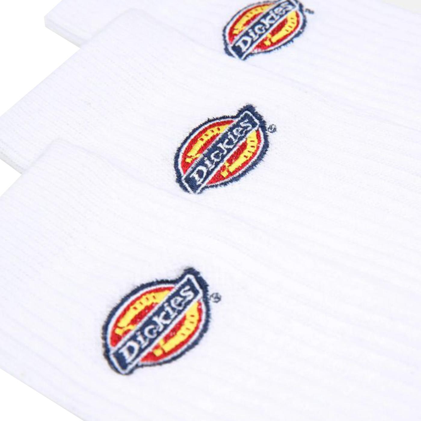 VALLEY GROVE SOCK - Set da Tre Paia di Calzini Bianchi DK0A4X 82WHX1 DICKIES 