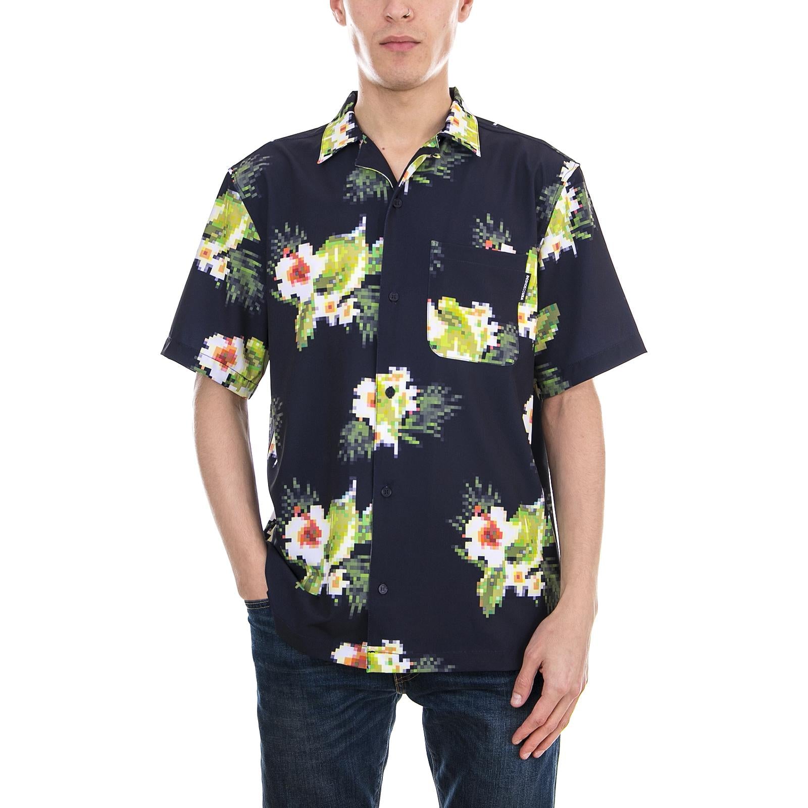 CAMICIA KELSO - Camicia Maniche Corte Uomo Nera 03186-BYJ0 . DC 