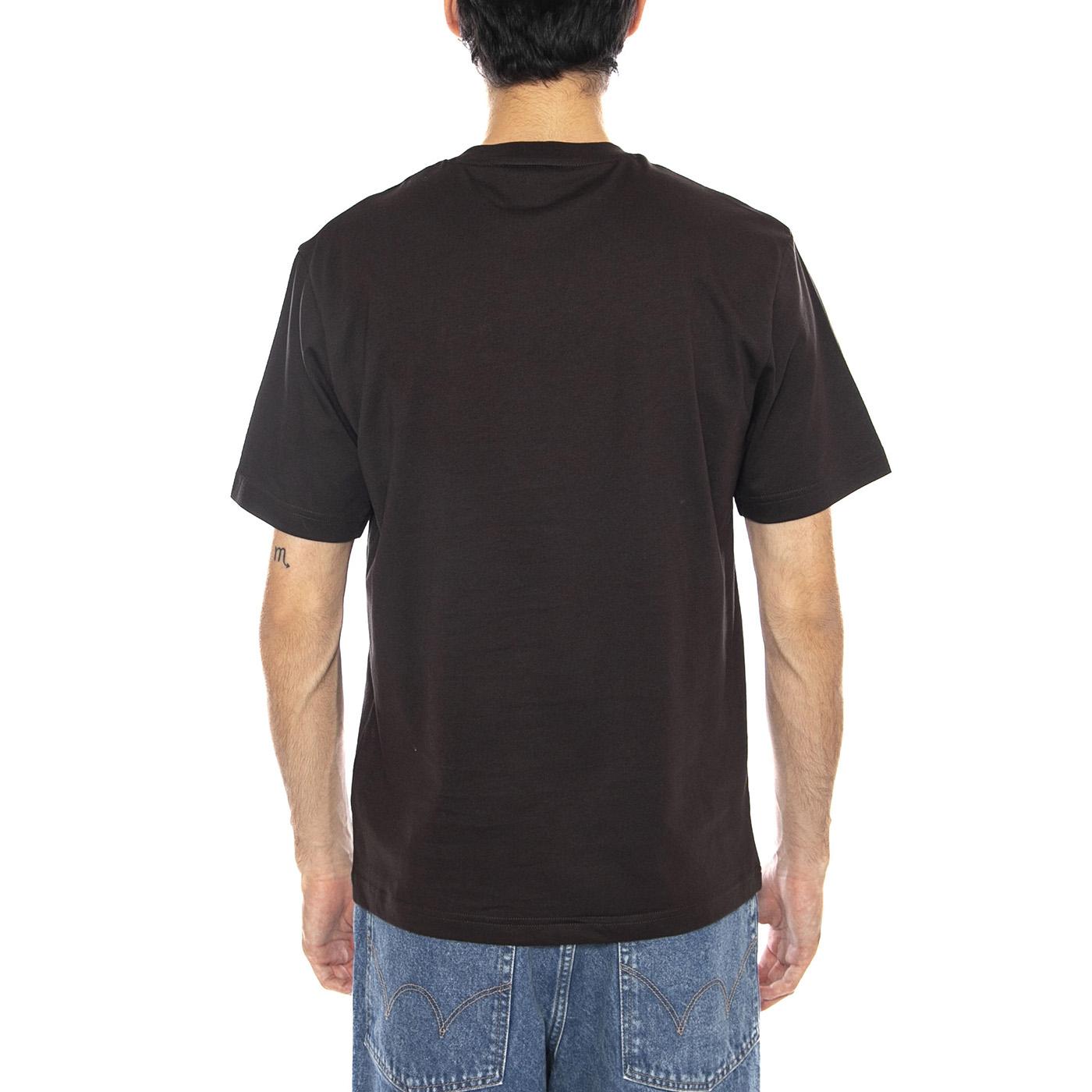 T-Shirt SKB Black - Maglietta Girocollo Uomo Nera TH7318-SKB . LACOSTE 
