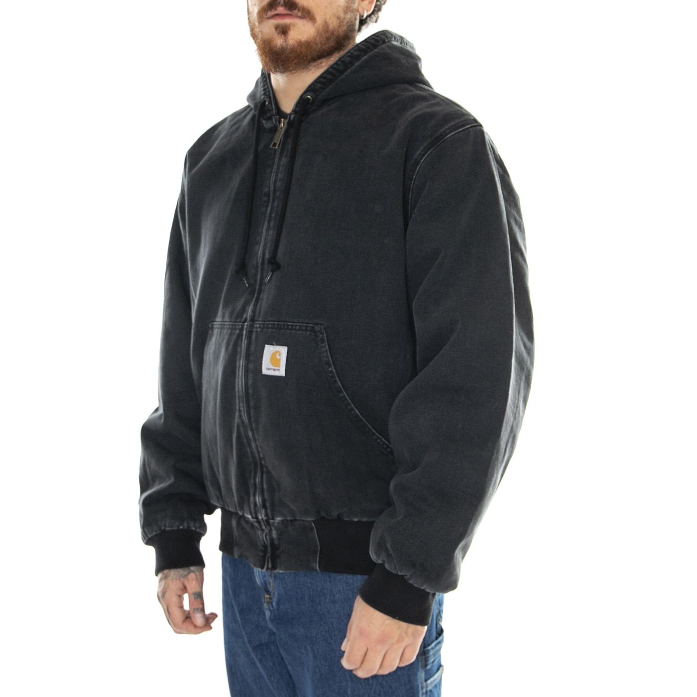 OG Active Jacket Black /stone washed - Giacca Uomo Grigia I032232.8906  CARHARTT WIP 