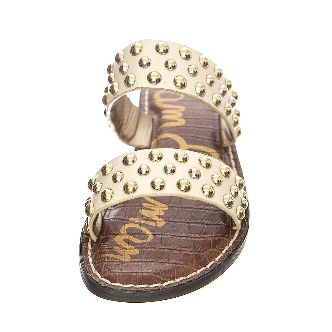 GIANETTA - Sandali Bassi con Borchie Donna Beige SESGIANET-H6058L1100 . SAM EDELMAN 