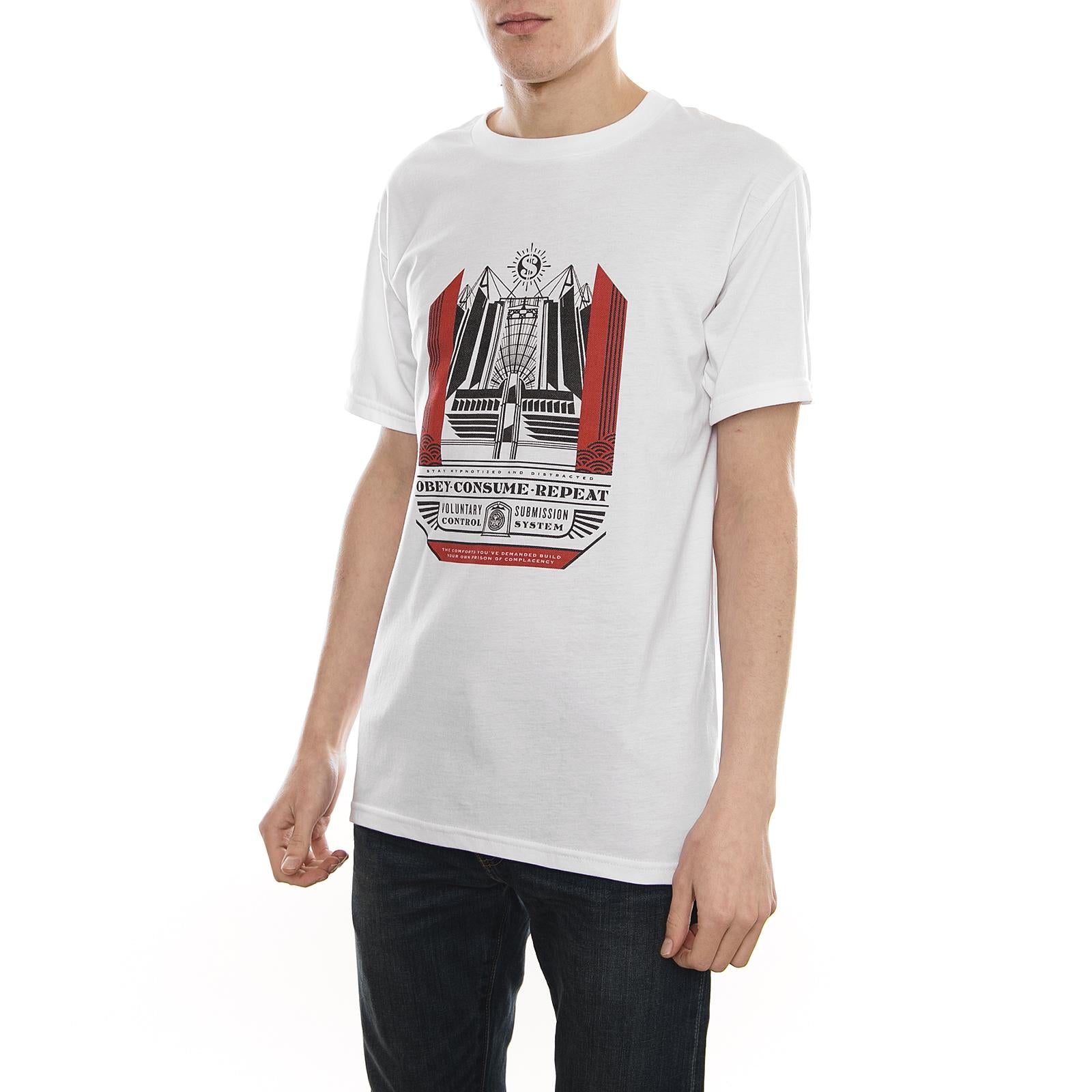 OBEY CHURCH OF CONSUMPTION WHITE 165361684-WHT  OBEY 