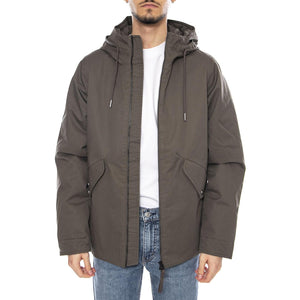 Kaliks Black Hooded Jacket -- Giacca con Cappuccio Uomo Verde 331464 457 ELVINE 