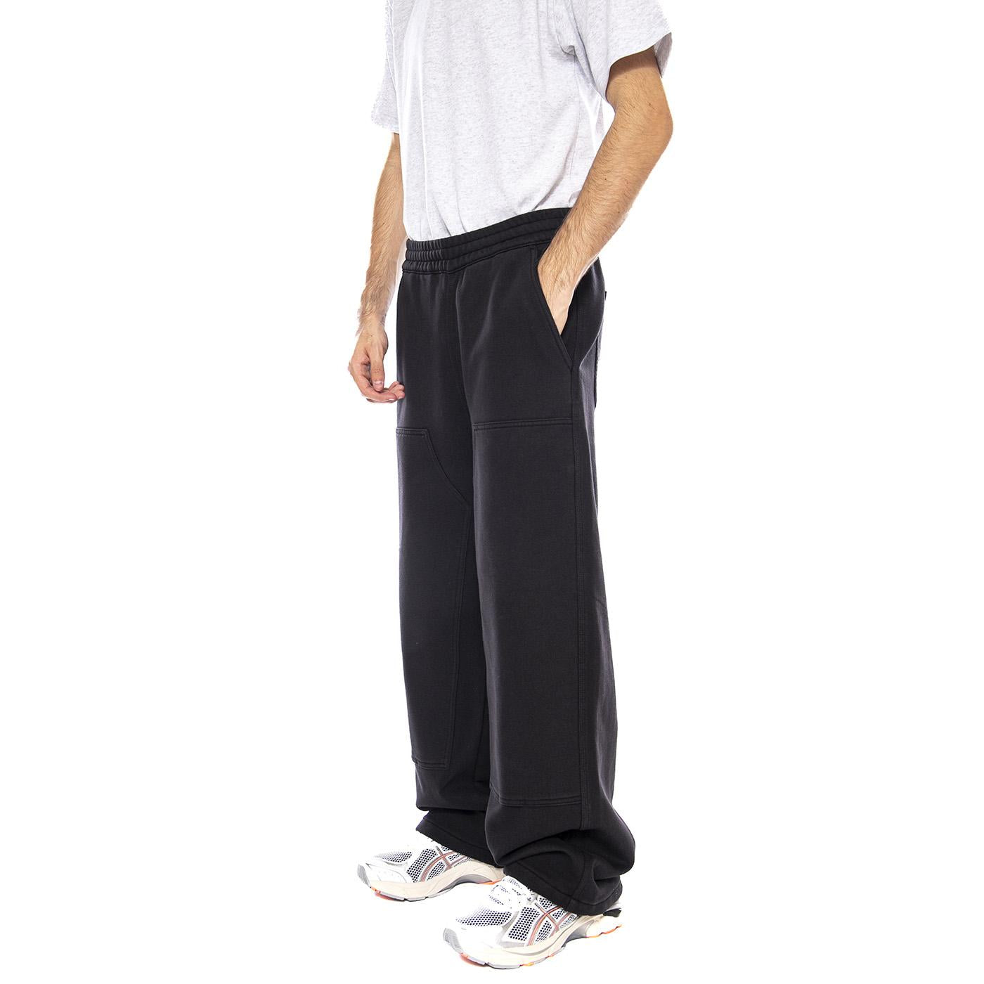 Double Knee Sweat Pant Black - Pantaloni Uomo Neri I035546.8906  CARHARTT WIP 