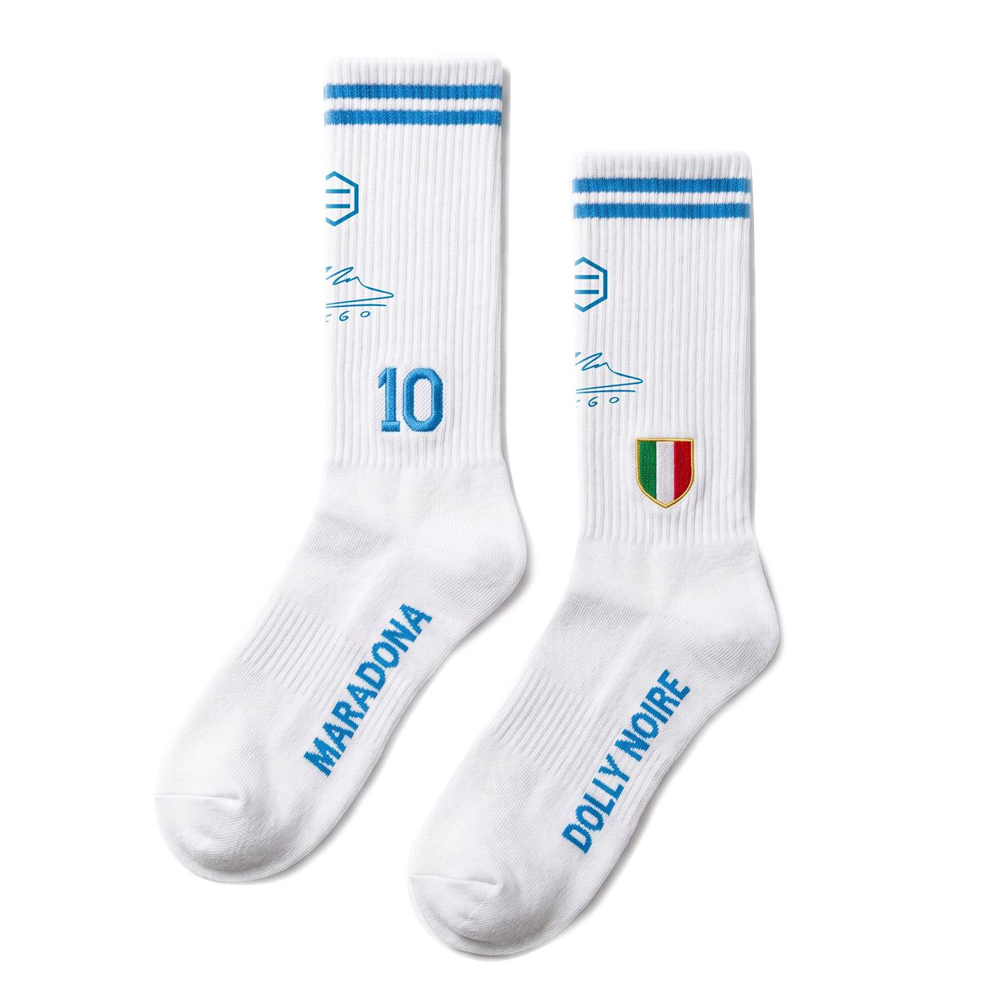 Maradona Socks - Calzini Maradona Bianchi SK1263 KA-02 DOLLY NOIRE 