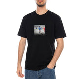 "Partita del Fango" Tee Black - T-Shirt Maradoa Rundhals Herren Schwarz Herren DOLLY NOIRE