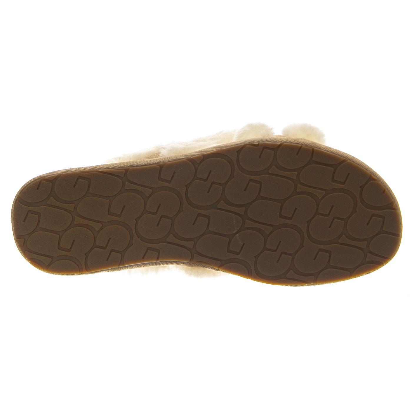 UGG W Scuffita Sand - Pantofole Donna in Pelle Scamosciata Beige 1123572W SAND UGG 
