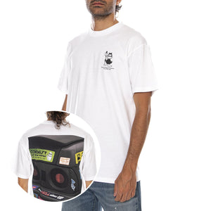 S/S BUMPER CAR T-SHIRT WHITE - Maglietta Girocollo Uomo Bianca I036888 02XX CARHARTT WIP 