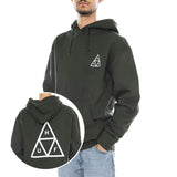 HUF Set TT P/O Hoodie – Herren-Hoodie, Jagdgrün