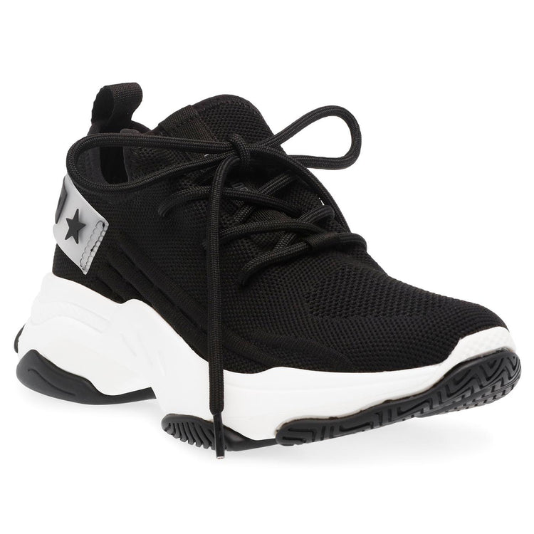 Mezure Black - Scarpe Stringate Profilo Basso Donna Nere SMPMEZURE-BLA  STEVE MADDEN 