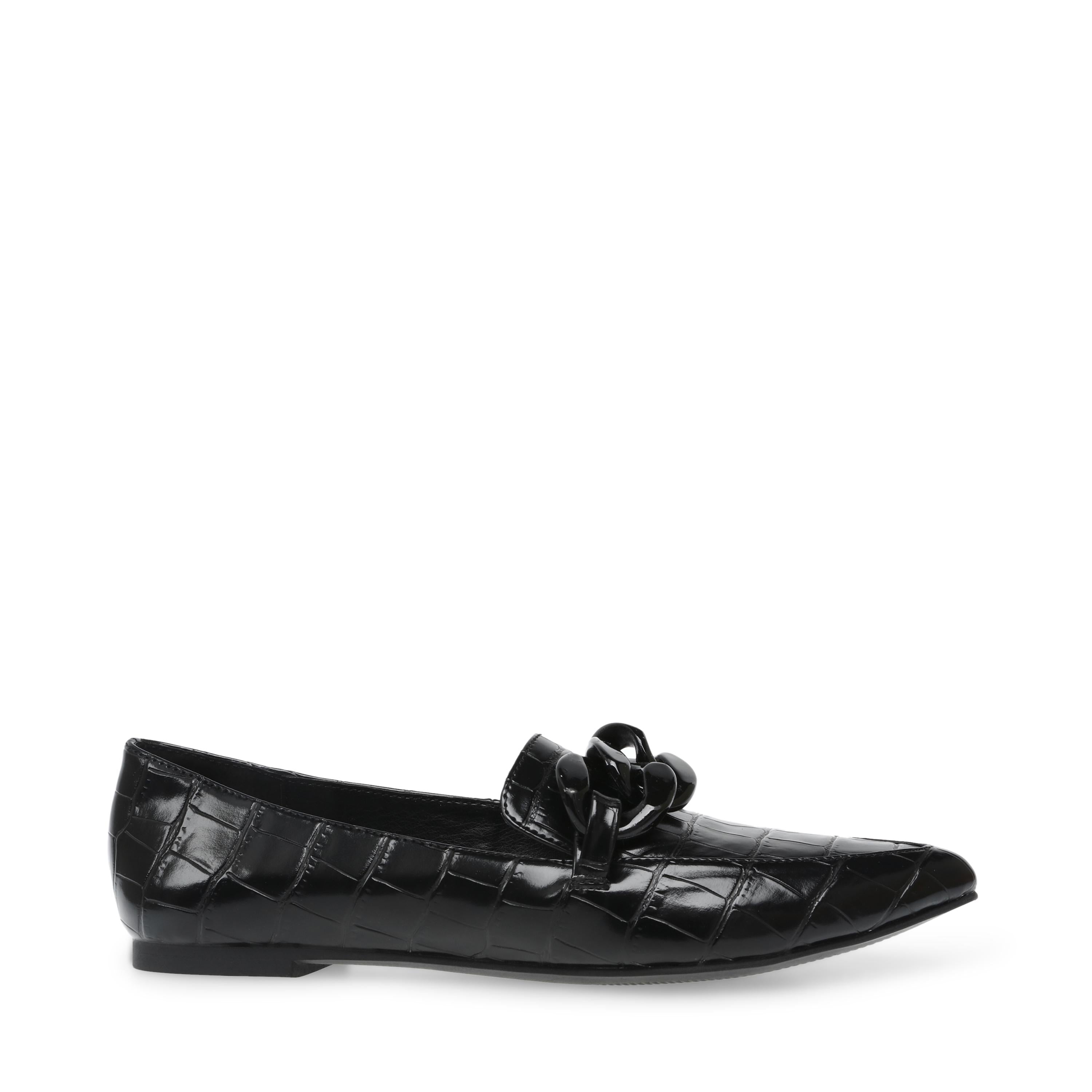 Famed Black Croc - Scarpe Basse Donna Nere SMSFAMED-BLA  STEVE MADDEN 