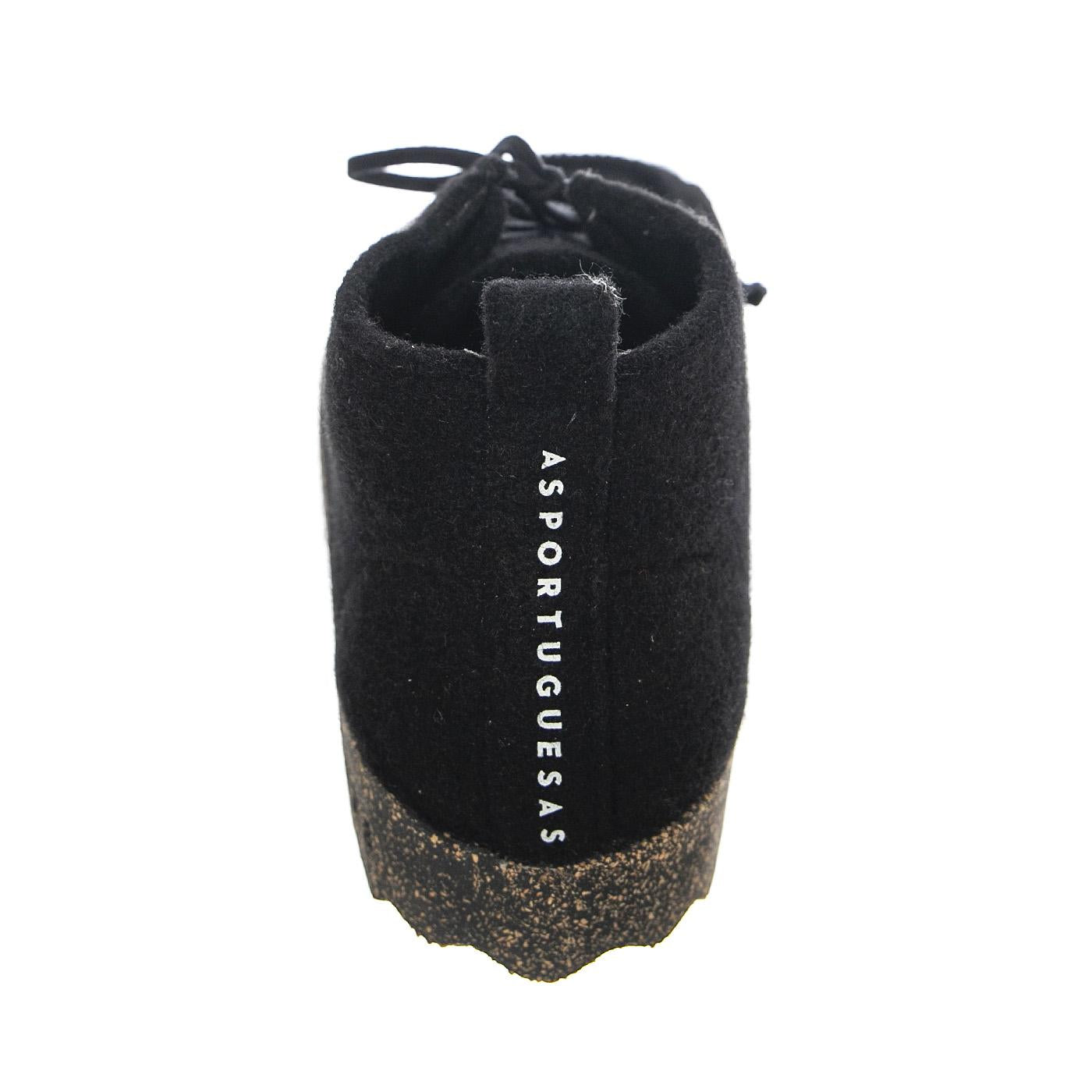 City Line Tweed Felt 925 Black - Scarpe Stringate Profilo alla Caviglia Uomo Nere P018148002  ASPORTUGUESAS 