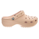 CLASSIC PLATFORM CLOG PINK - Damensandalen Rosa Damen CROCS