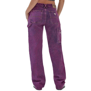 Go Kit Carpenter Pant Go Acid Fuchsia - Pantaloni Denim Jeans Donna Viola W3BG10D4XY6-F68R  GUESS ORIGINALS 