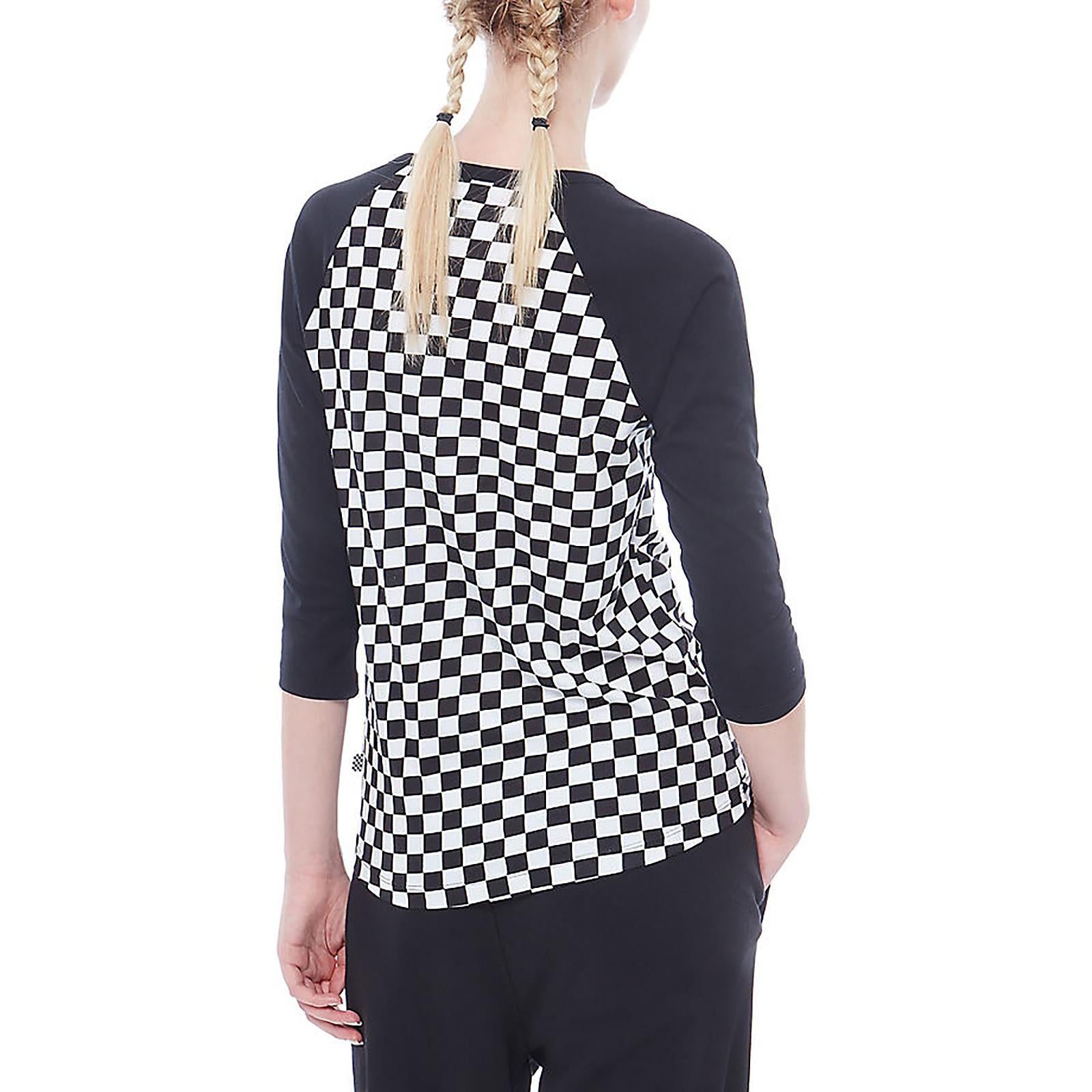 WM CHECKS RAGLAN CHECKERBOARD VA3IRJP53  VANS 