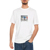 "Partita del Fango" T-Shirt White - Maradona Rundhals-T-Shirt Herren Weiß Herren DOLLY NOIRE