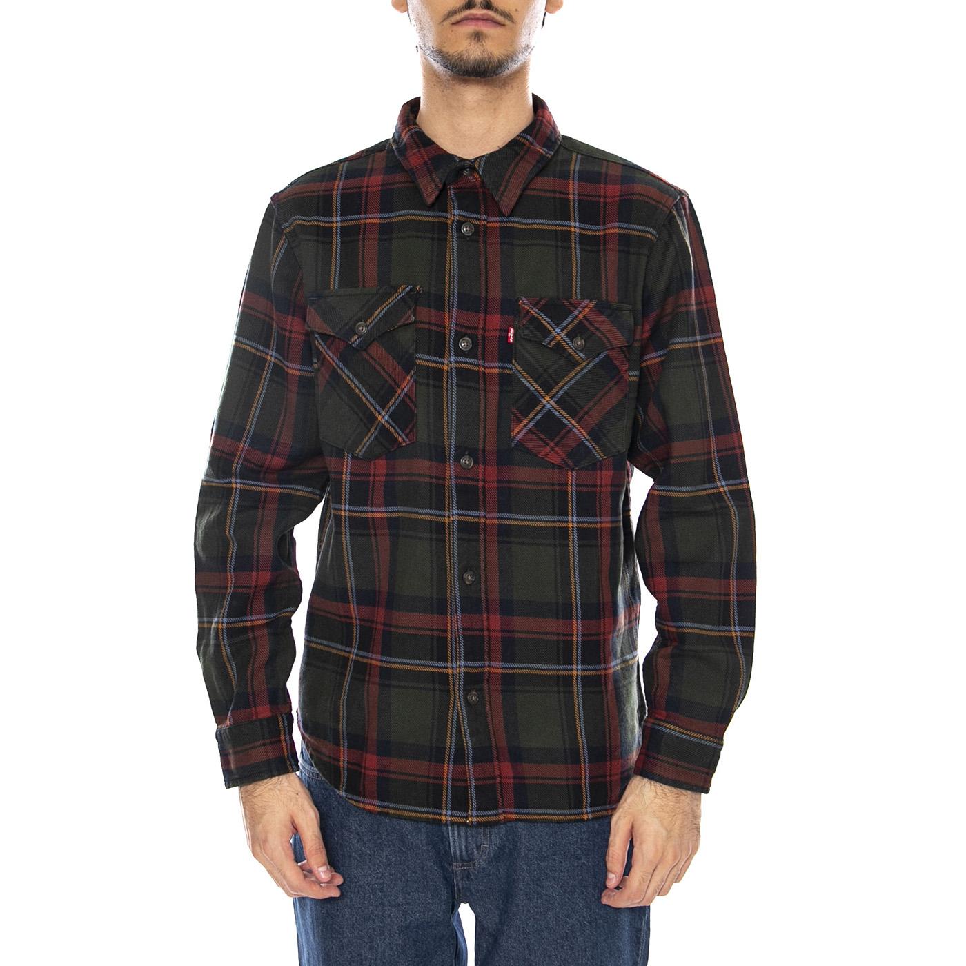 Relaxed Fit Western Herman Plaid Duffel Multi Color Shirt - Camicia Uomo Western Multicolore A1919-0066  LEVIS 