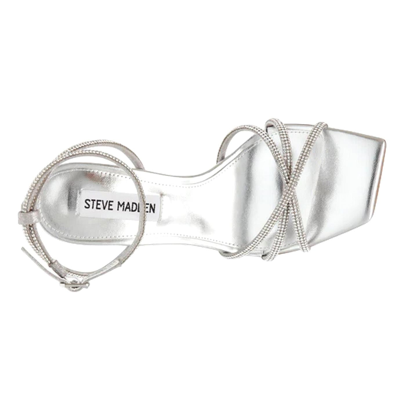 Slayed Crystal Silver - Sandali Donna Argento SMSLAYED-CRY  STEVE MADDEN 