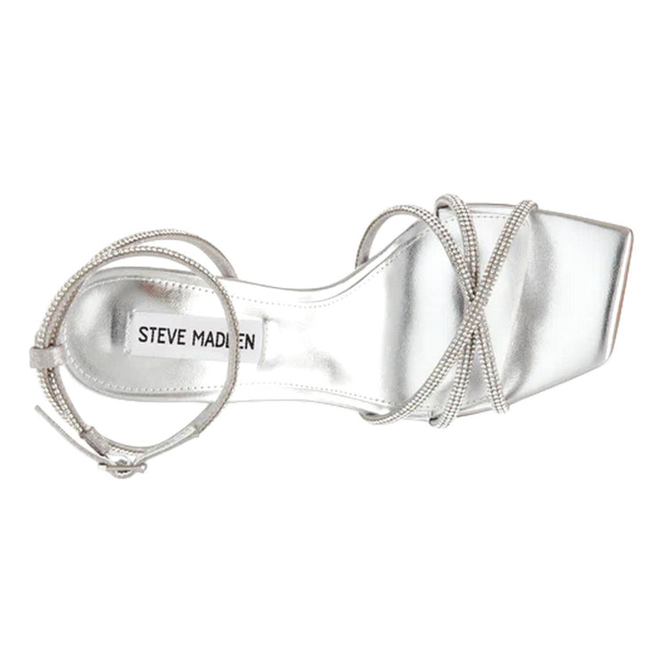 Slayed Crystal Silver - Sandali Donna Argento SMSLAYED-CRY  STEVE MADDEN 