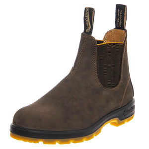 1944 Rustic Brown & Brown Boots - Stivaletti Profilo alla Caviglia Uomo Marrone 1944-RUSTIC BROWN & BROWN  BLUNDSTONE 