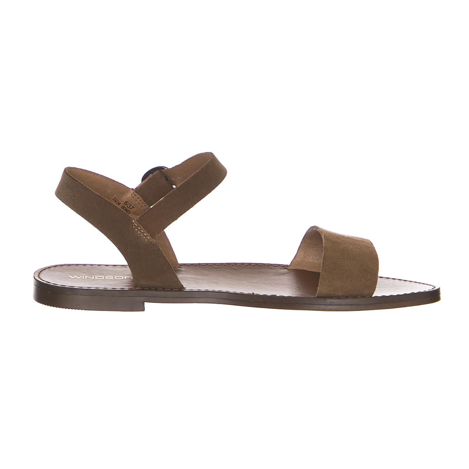 Bondi Sandals - Tan Brown - Sandali Bassi Donna Marroni WSSBONDI-TANS  WINDSOR SMITH 