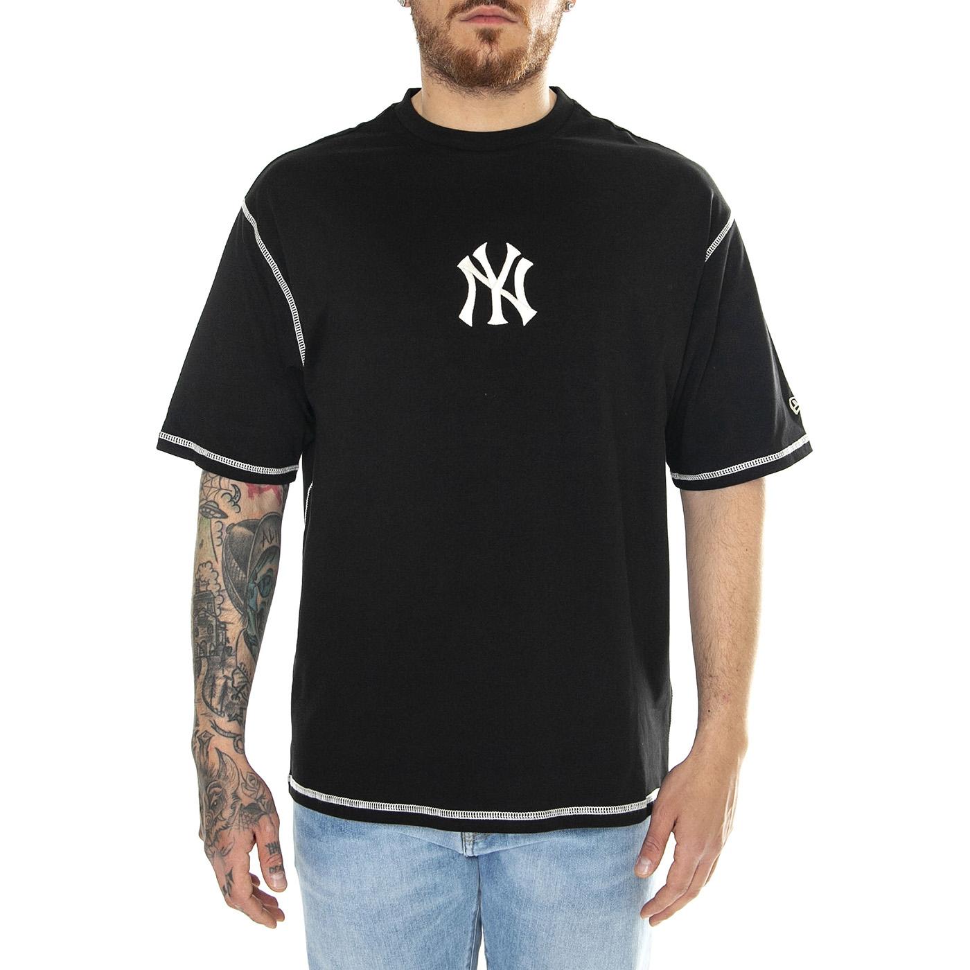 MLB World Series OS Tee New York Yankees Black / Off White - Maglietta Girocollo Uomo Nera 60435451  NEW ERA 