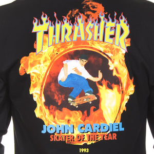 Mn Thrasher Cardiel Sweat - Black - Felpa Girocollo Uomo Nera VA36L6BLK  VANS 