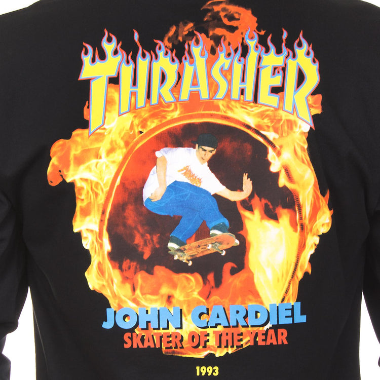 Mn Thrasher Cardiel Sweat - Black - Felpa Girocollo Uomo Nera VA36L6BLK  VANS 