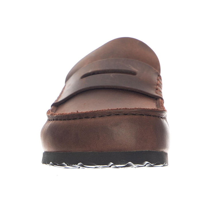 Naples Wrapped Oiled Leather Narrow Fit Habana - Mocassini Uomo Marroni 1029700 HBN BIRKENSTOCK 