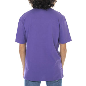 Mens Dark T-Shirt - Purple - Maglietta Girocollo Uomo Viola 0252PUR . DOOMSDAY 