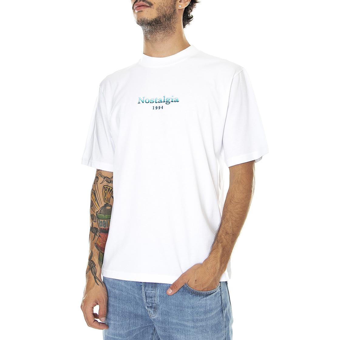 Flow White - Maglietta Girocollo Uomo Bianca S22TFLOW-WHT  USUAL 