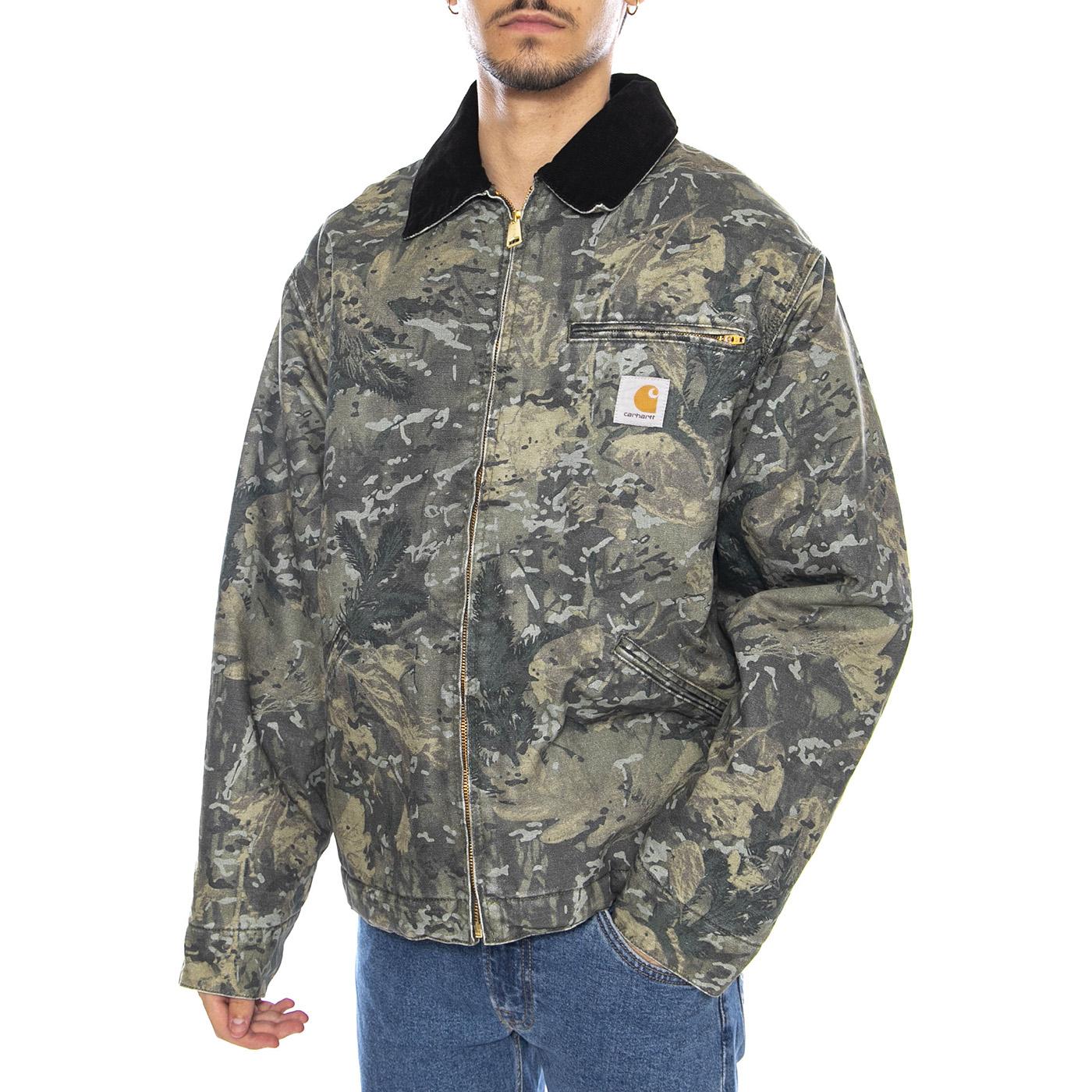 Og Detroit Jacket Camo Combi, Green / Black - Giacca Uomo Multicolore I035614.3BL06  CARHARTT WIP 