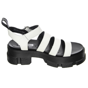 Pioneer White Leat - Sandali Donna Bianchi / Neri SMSPIONEER-WHI  STEVE MADDEN 