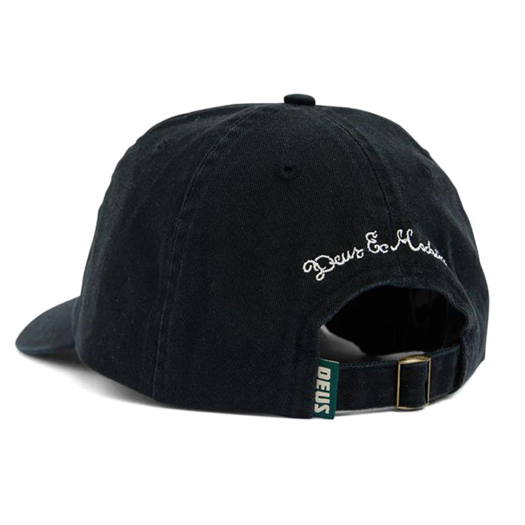 Strata Dad Cap Black - Cappellino con Visiera Nero DMF247761  DEUS EX MACHINA 