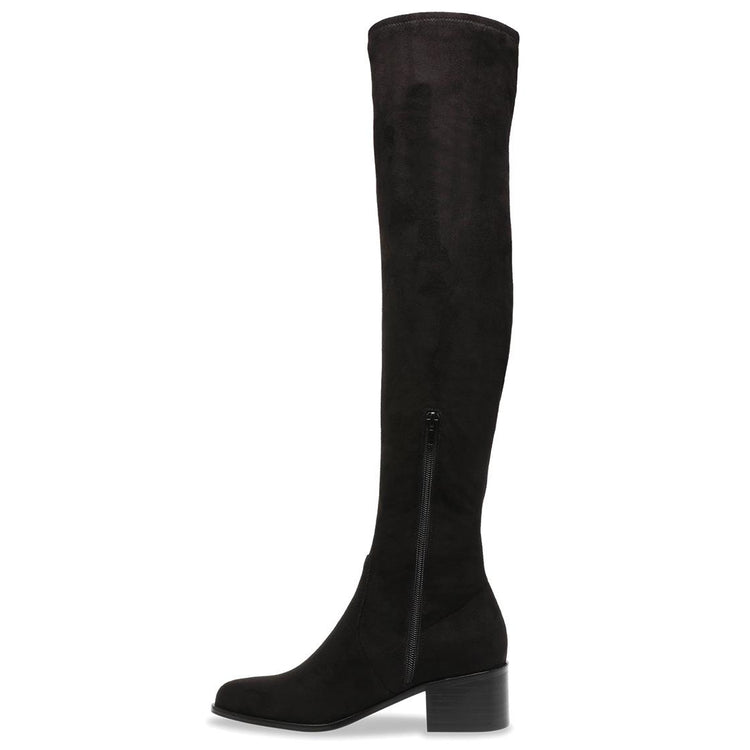SADIE BLACK  MICROSUEDE - Stivale Donna Nero SMSSADIE-BLK . STEVE MADDEN 