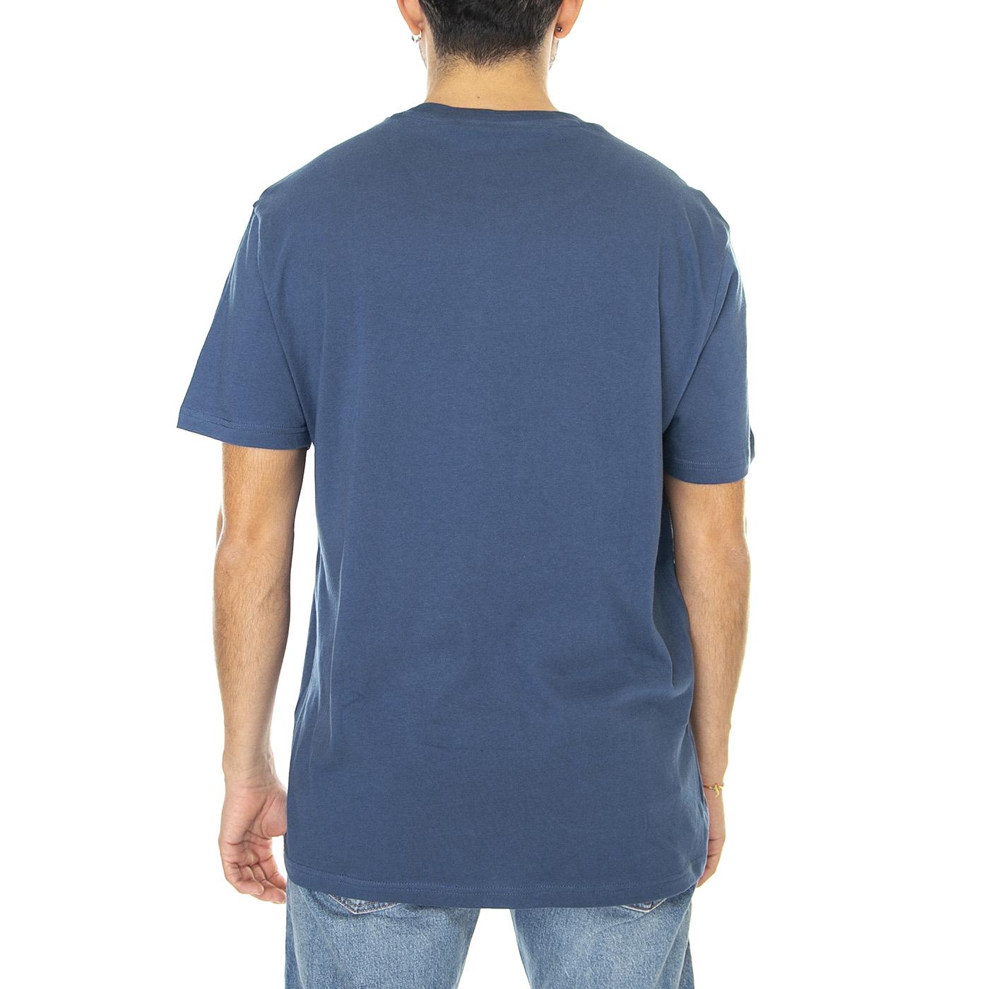 Brighton Gramophone Tee Blue Denim - Maglietta Girocollo Uomo Blu 67129-850  BEN SHERMAN 