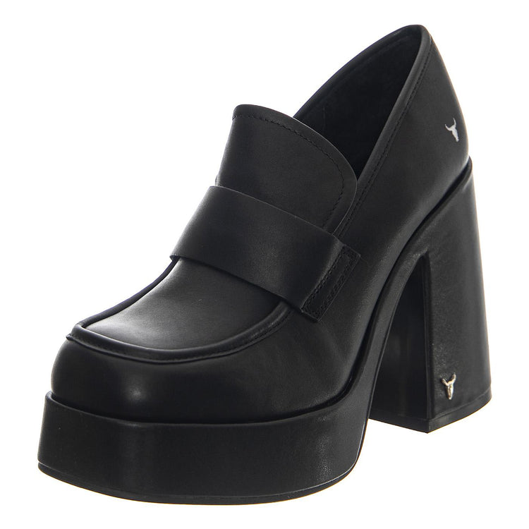 Kinda Black Leather - Scarpe Donna Nere WSSKINDA-BLK  WINDSOR SMITH 