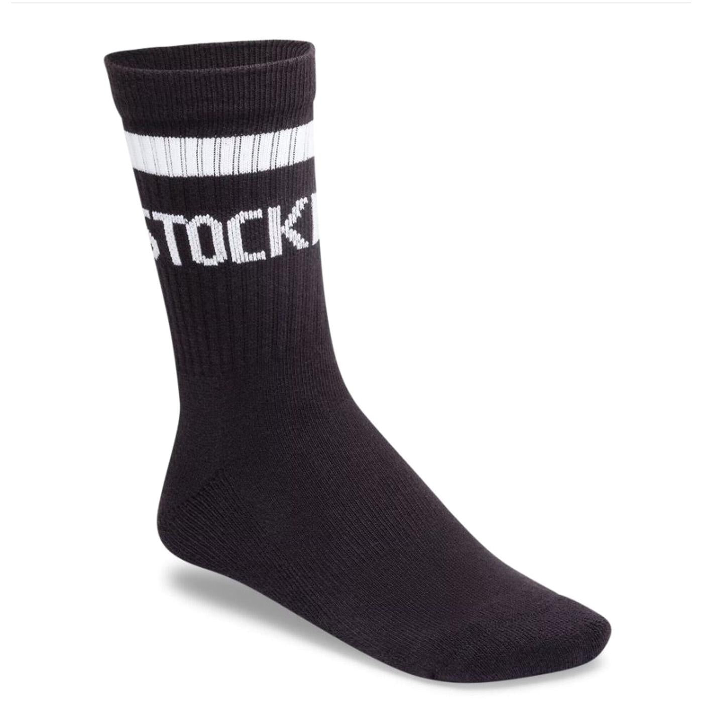BIRKENSTOCK COTTON CREW BLACK/WHITE - Calzini Neri 1030265 . BIRKENSTOCK 