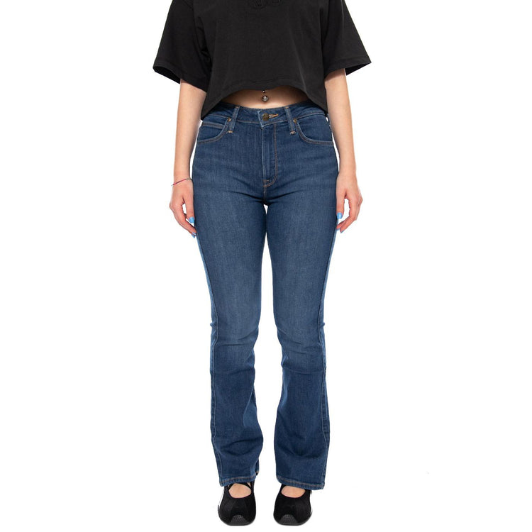 BREESE BOOT AZURE WAVE BLUE - Pantaloni Denim Jeans Donna Blu 112341971 BL LEE 