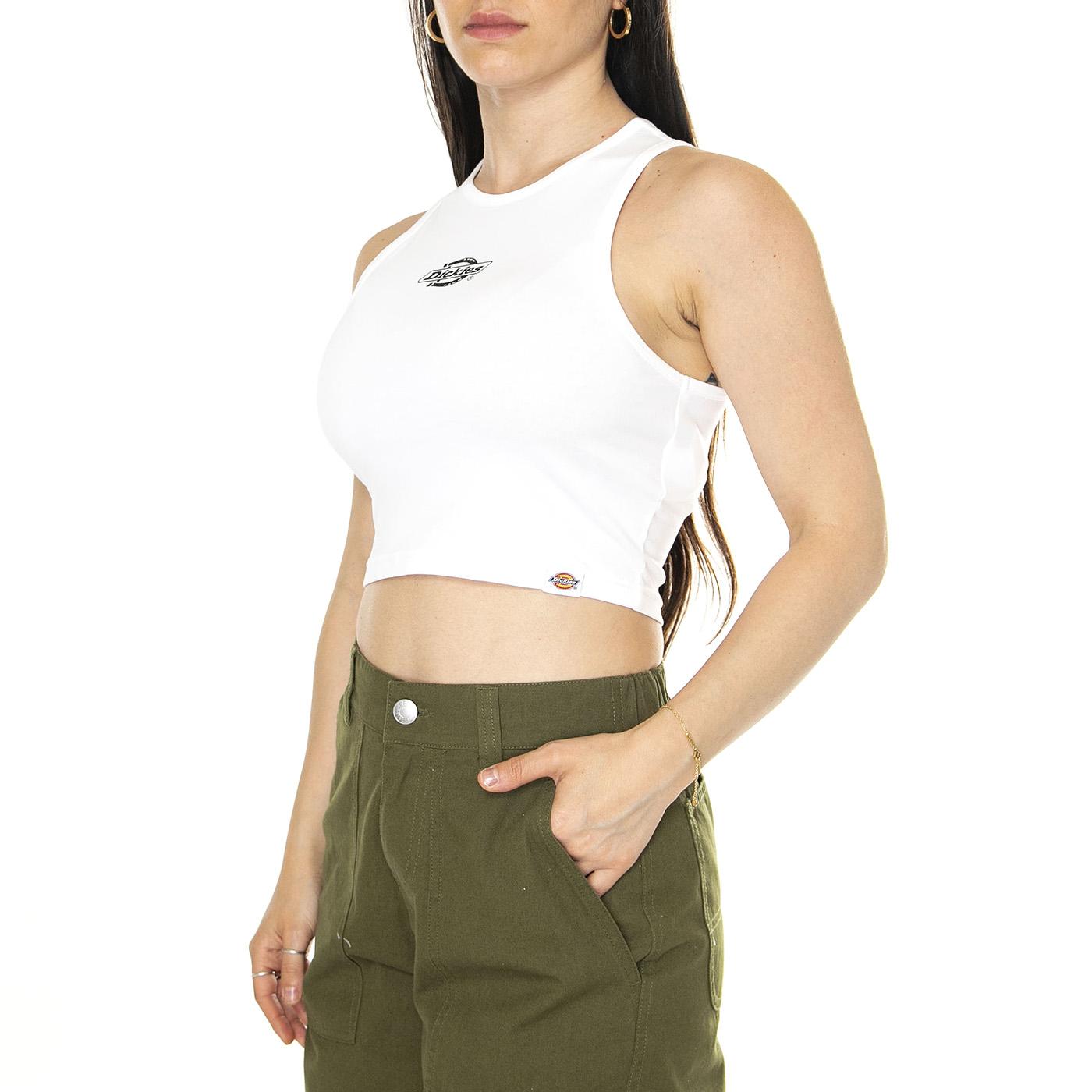 Power Vest W White - Top Donna Bianco DK0A4Y8DWHX1  DICKIES 