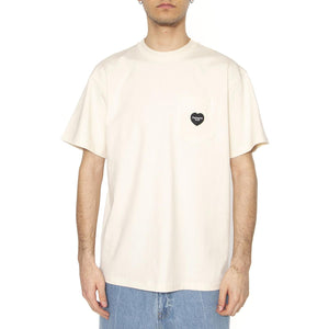 S/S Ingo Pocket T-Shirt Undyed - Maglietta Girocollo Uomo Beige I034486.32MXX  CARHARTT WIP 
